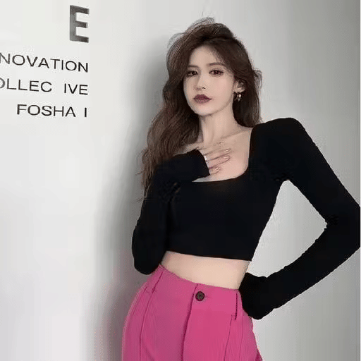 Cutext Fashion Women's Lycra A-Line Top ( Black ) Cutext Fashion Women's Lycra A-Line Top ( Black )