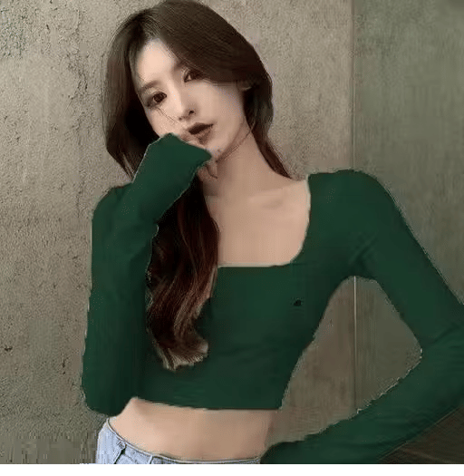 Cutext Fashion Women's Lycra A-Line Top ( Green ) Cutext Fashion Women's Lycra A-Line Top ( Green )