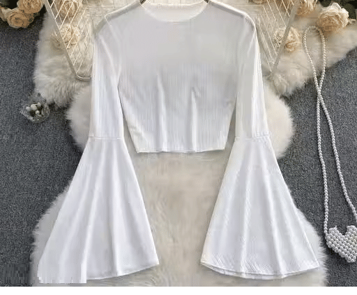 Cutext Fashion Women's Lycra A-Line Top ( White ) Cutext Fashion Women's Lycra A-Line Top ( White )