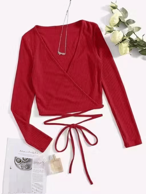 Cutext Fashion Women's Lycra A-Line Top ( Red ) Cutext Fashion Women's Lycra A-Line Top ( Red )