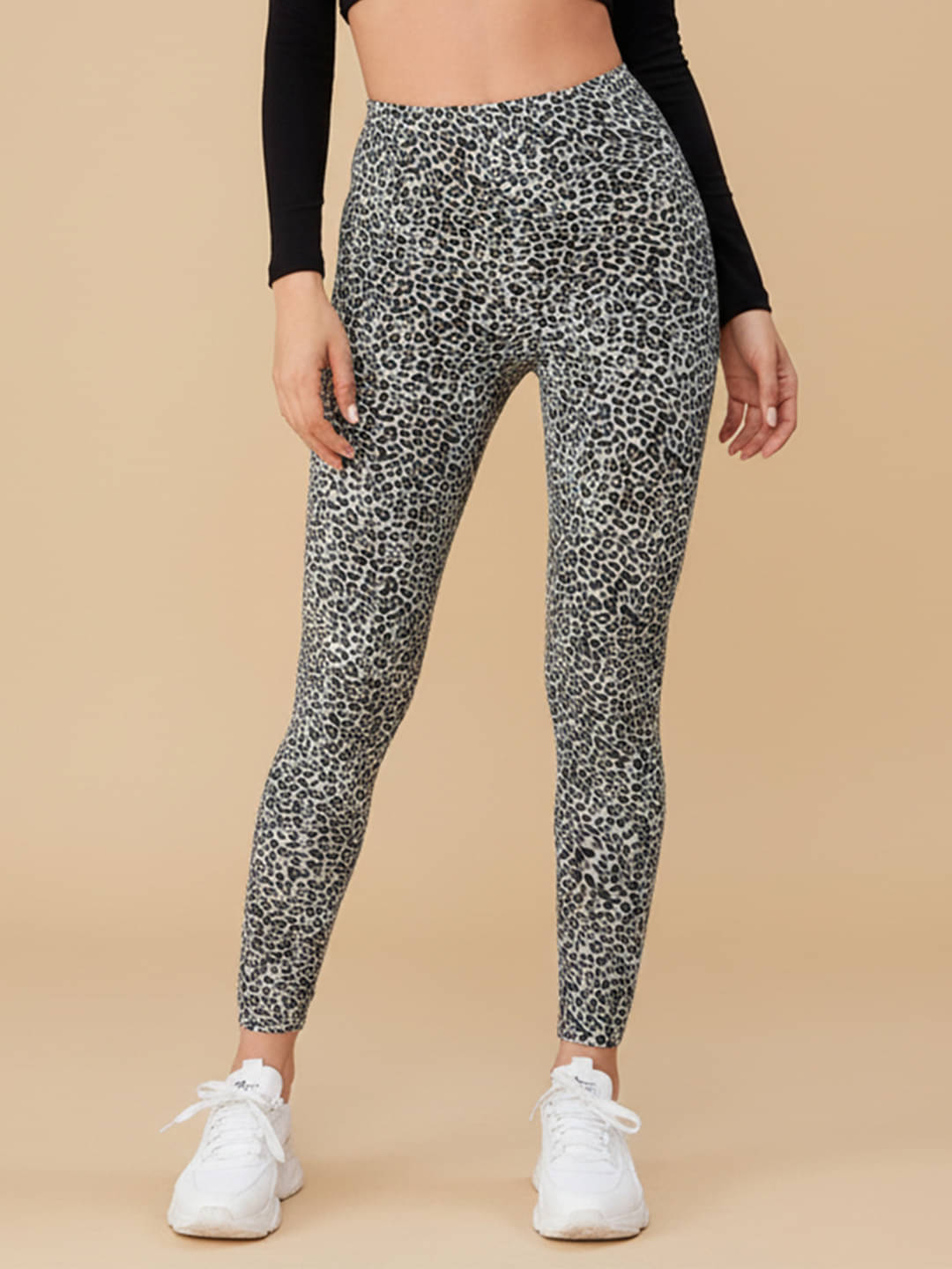     			DE TRENDZ Women Lycra Slim Fit Jegging ( Black )