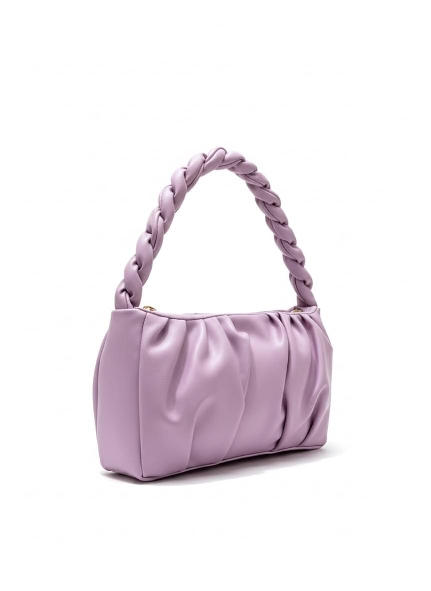     			De Elmore Hobo Bag Faux Leather Set of 1 ( Pink,Lavender )