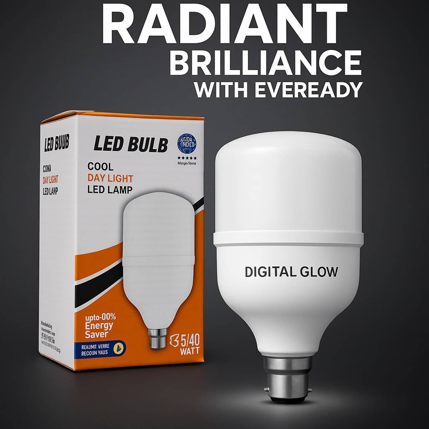 Digital glow 30W Cool Day Light LED Bulb ( Single Pack ) Digital glow 30W Cool Day Light LED Bulb ( Single Pack )
