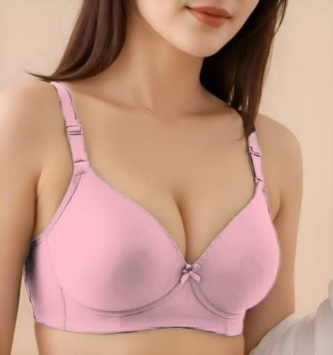 Diksha Pack of 1 Lycra Lightly Padded Everyday Bra For Women ( Pink ) Diksha Pack of 1 Lycra Lightly Padded Everyday Bra For Women ( Pink )