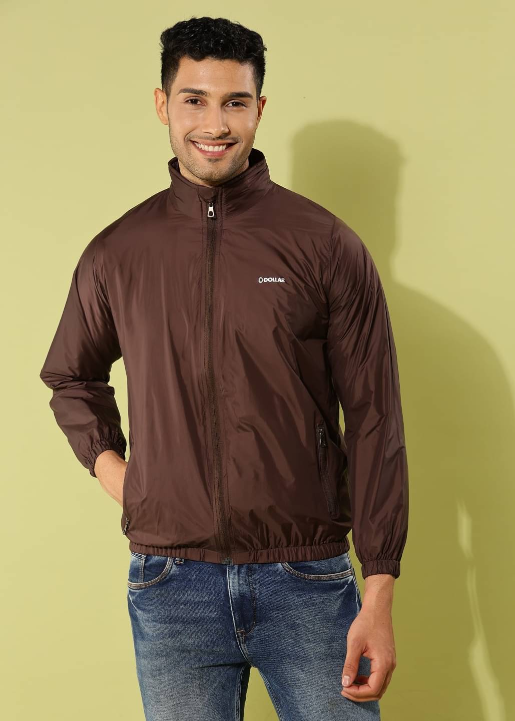 Dollar Nylon Men's Casual Jacket - Maroon ( Pack of 1 )     			Dollar Nylon Men's Casual Jacket - Maroon ( Pack of 1 )