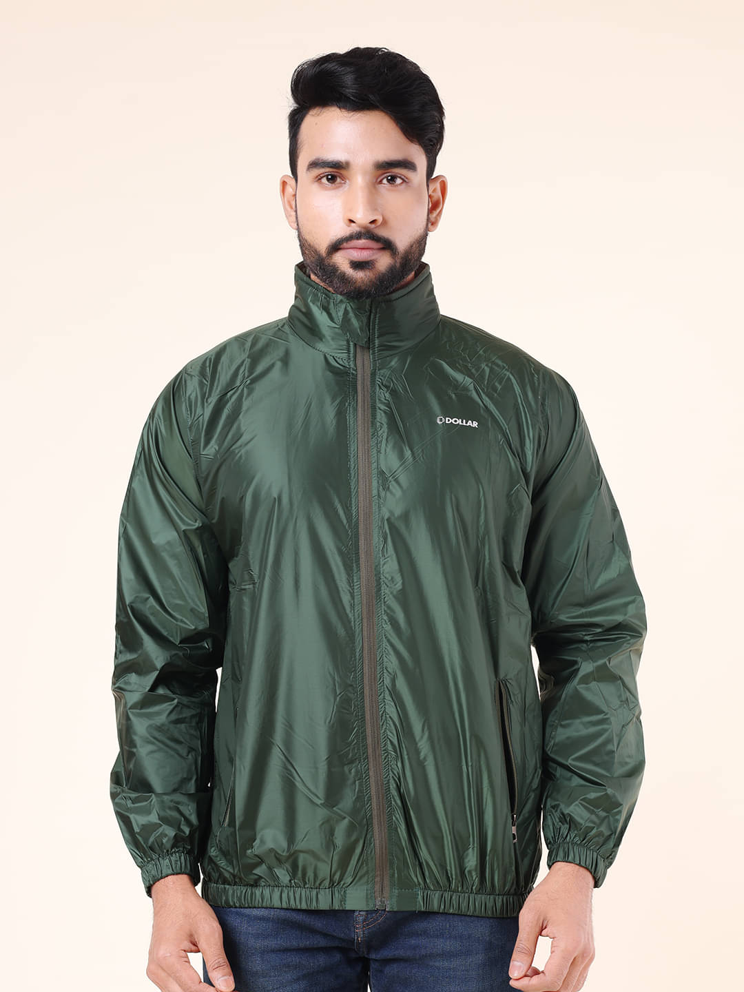 Dollar Nylon Men's Casual Jacket - Green ( Pack of 1 )     			Dollar Nylon Men's Casual Jacket - Green ( Pack of 1 )
