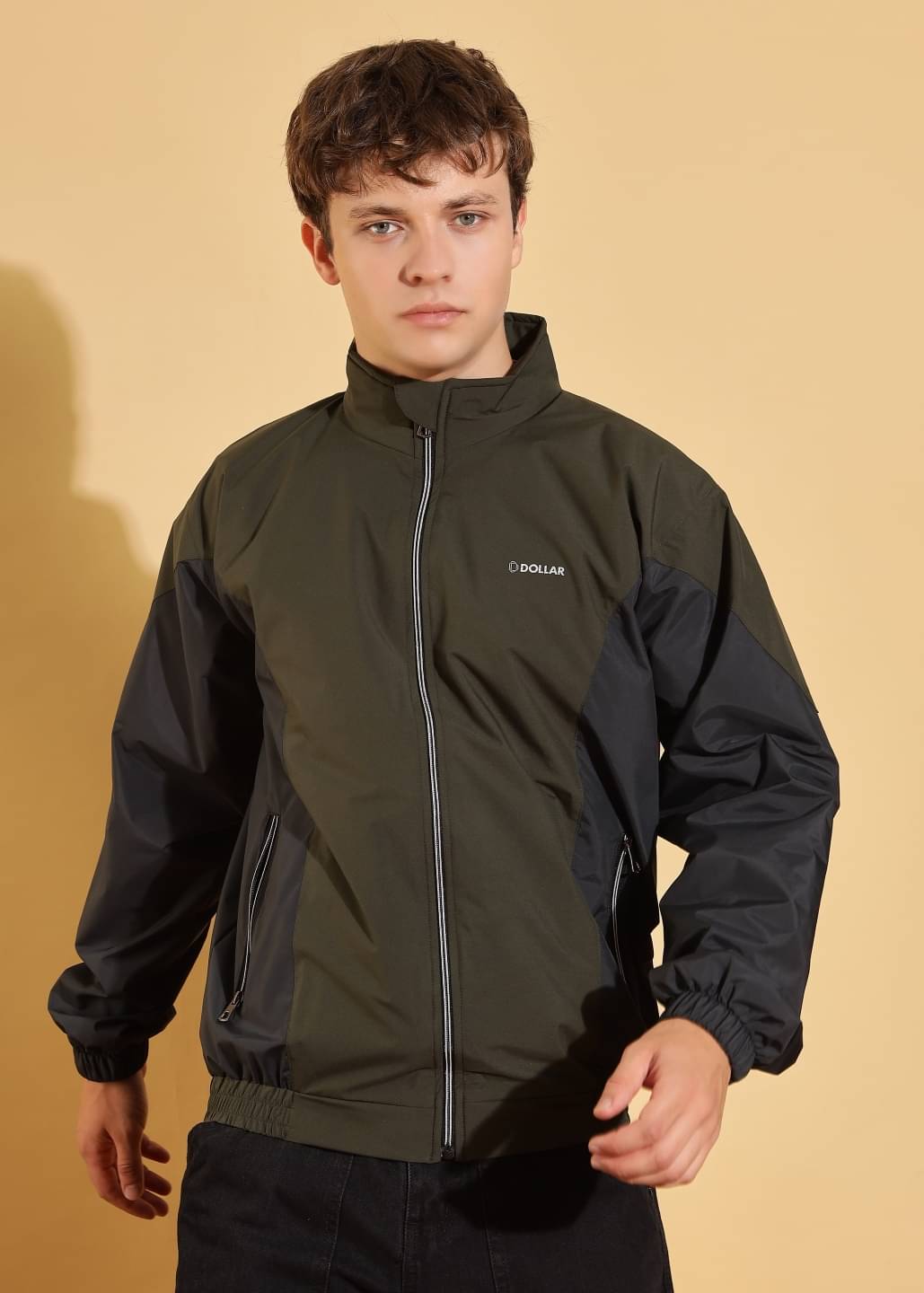 Dollar Polyester Blend Men's Casual Jacket - Olive ( Pack of 1 )     			Dollar Polyester Blend Men's Casual Jacket - Olive ( Pack of 1 )