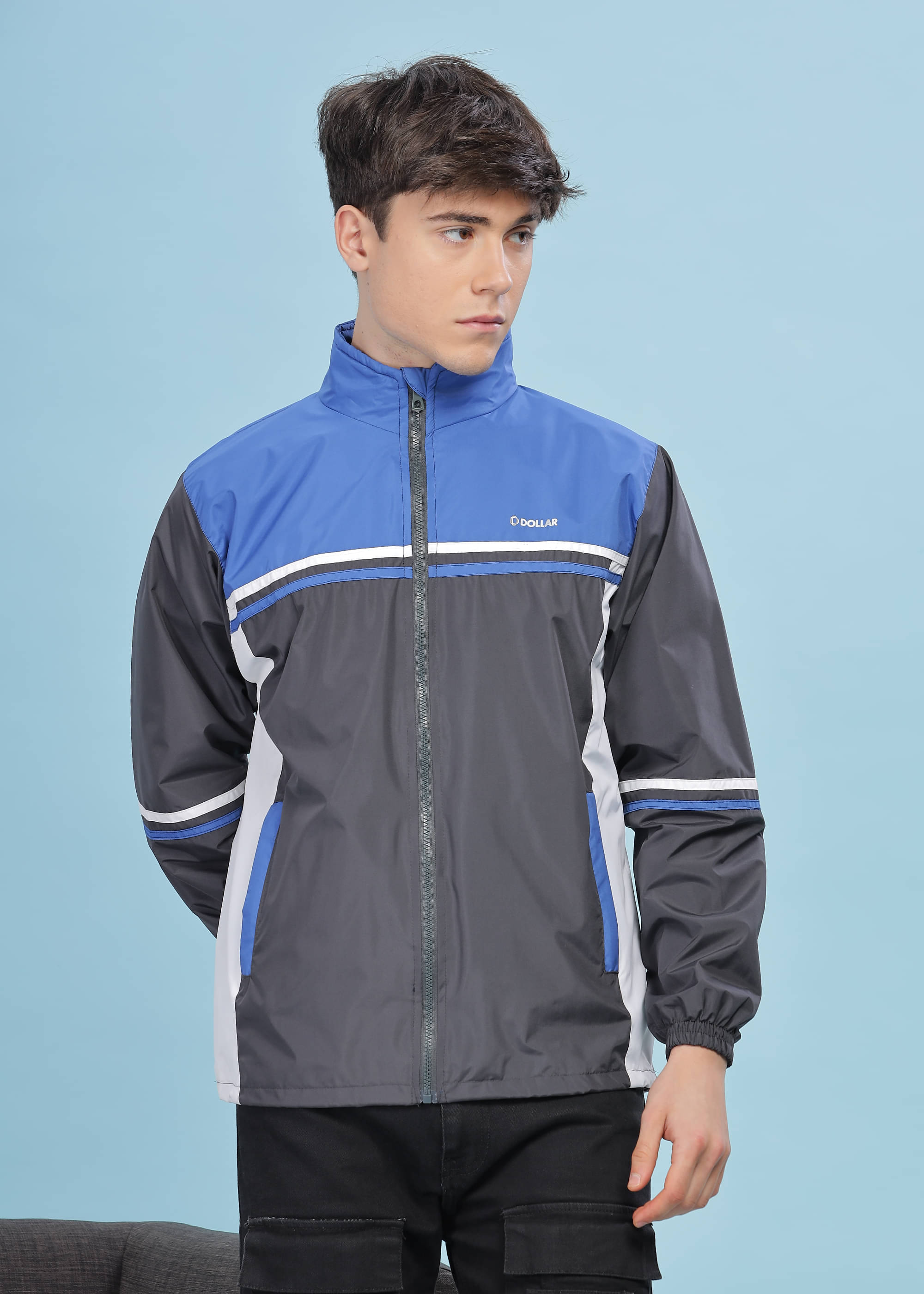 Dollar Polyester Blend Men's Casual Jacket - Black ( Pack of 1 )     			Dollar Polyester Blend Men's Casual Jacket - Black ( Pack of 1 )