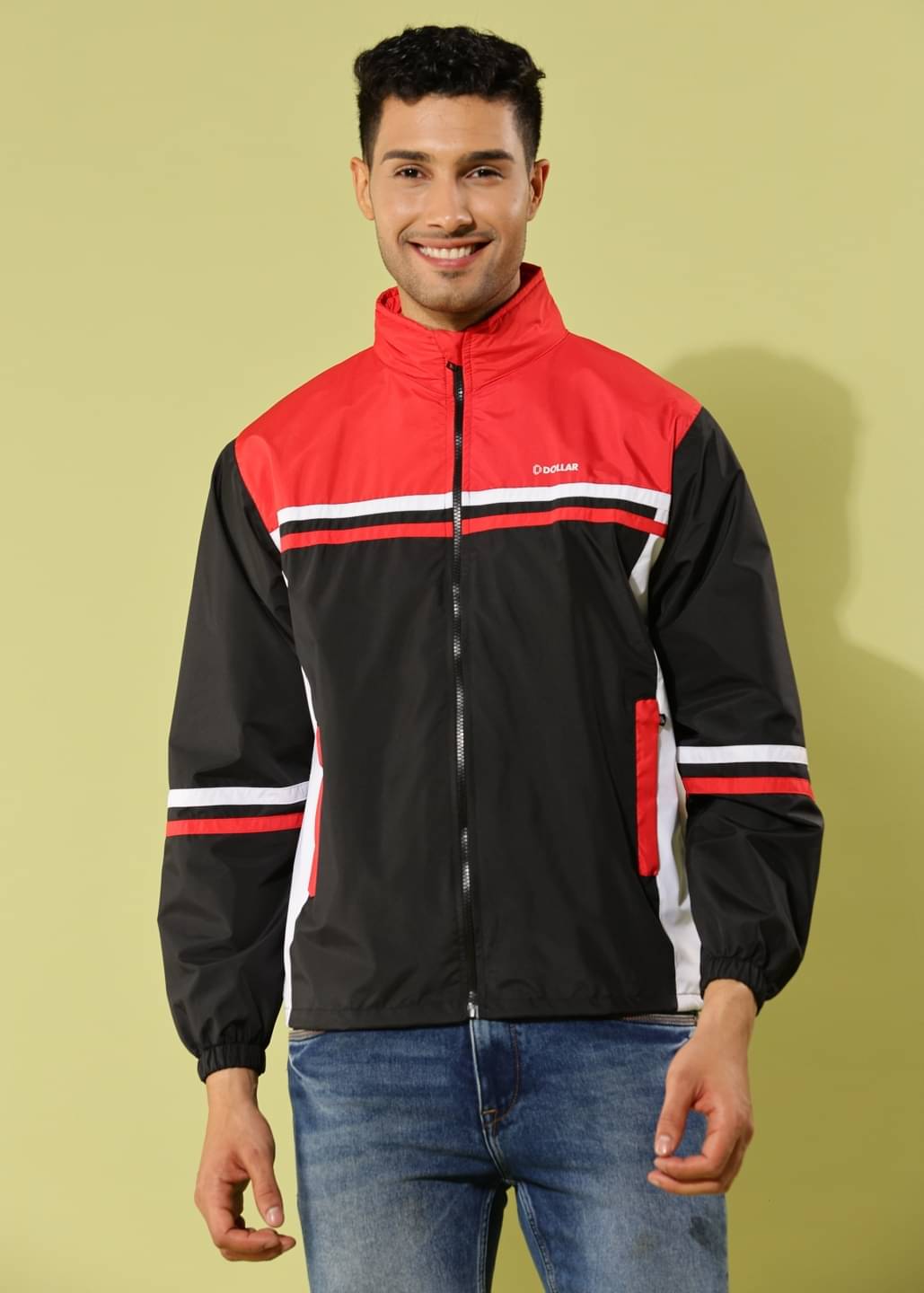 Dollar Polyester Blend Men's Casual Jacket - Red ( Pack of 1 )     			Dollar Polyester Blend Men's Casual Jacket - Red ( Pack of 1 )