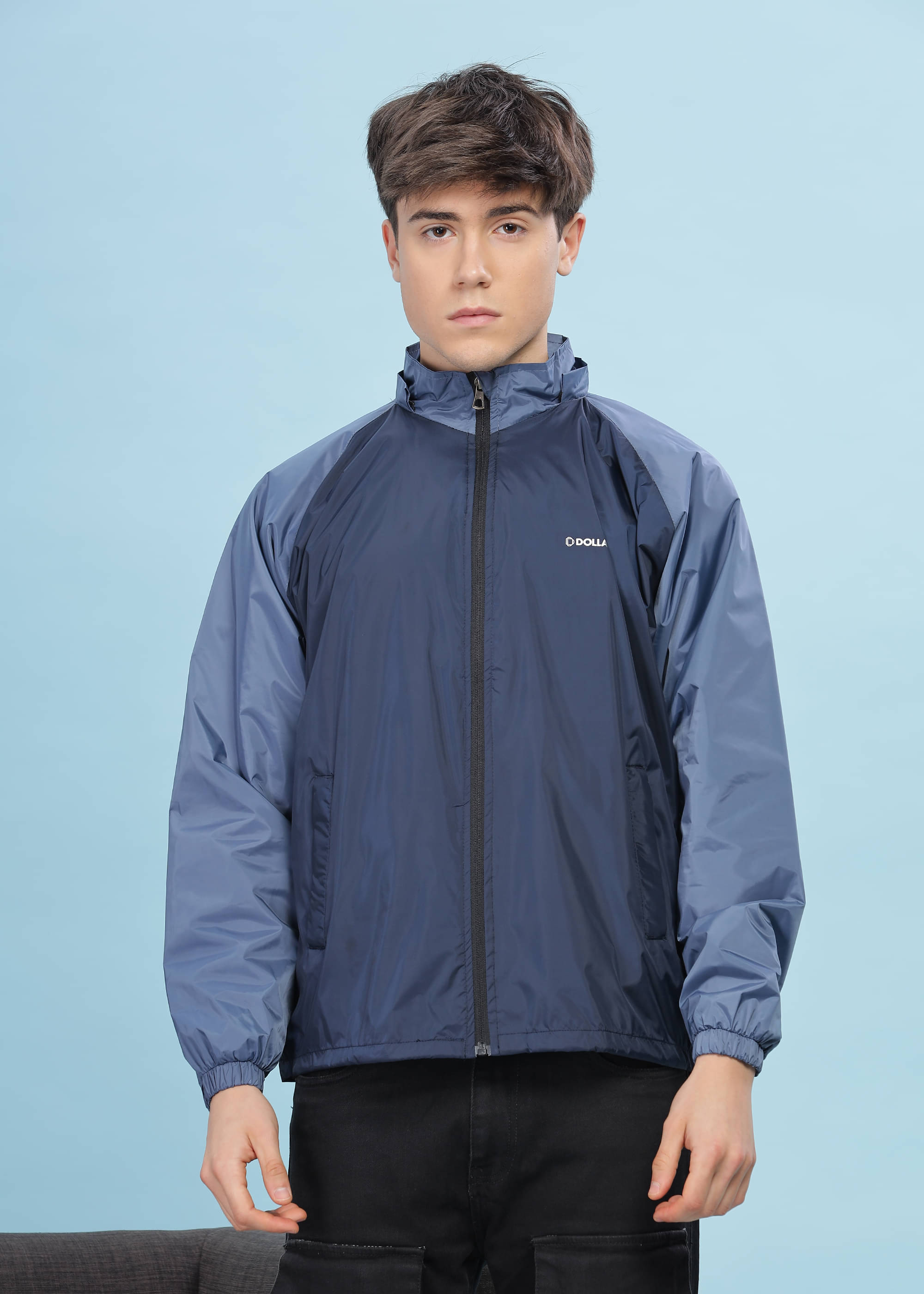 Dollar Polyester Blend Men's Casual Jacket - Navy ( Pack of 1 )     			Dollar Polyester Blend Men's Casual Jacket - Navy ( Pack of 1 )