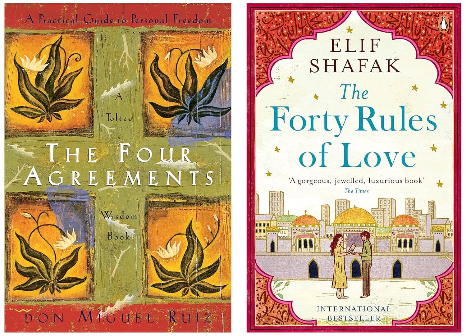     			FOUR AGREEMENTS+The Forty Rules of Love
