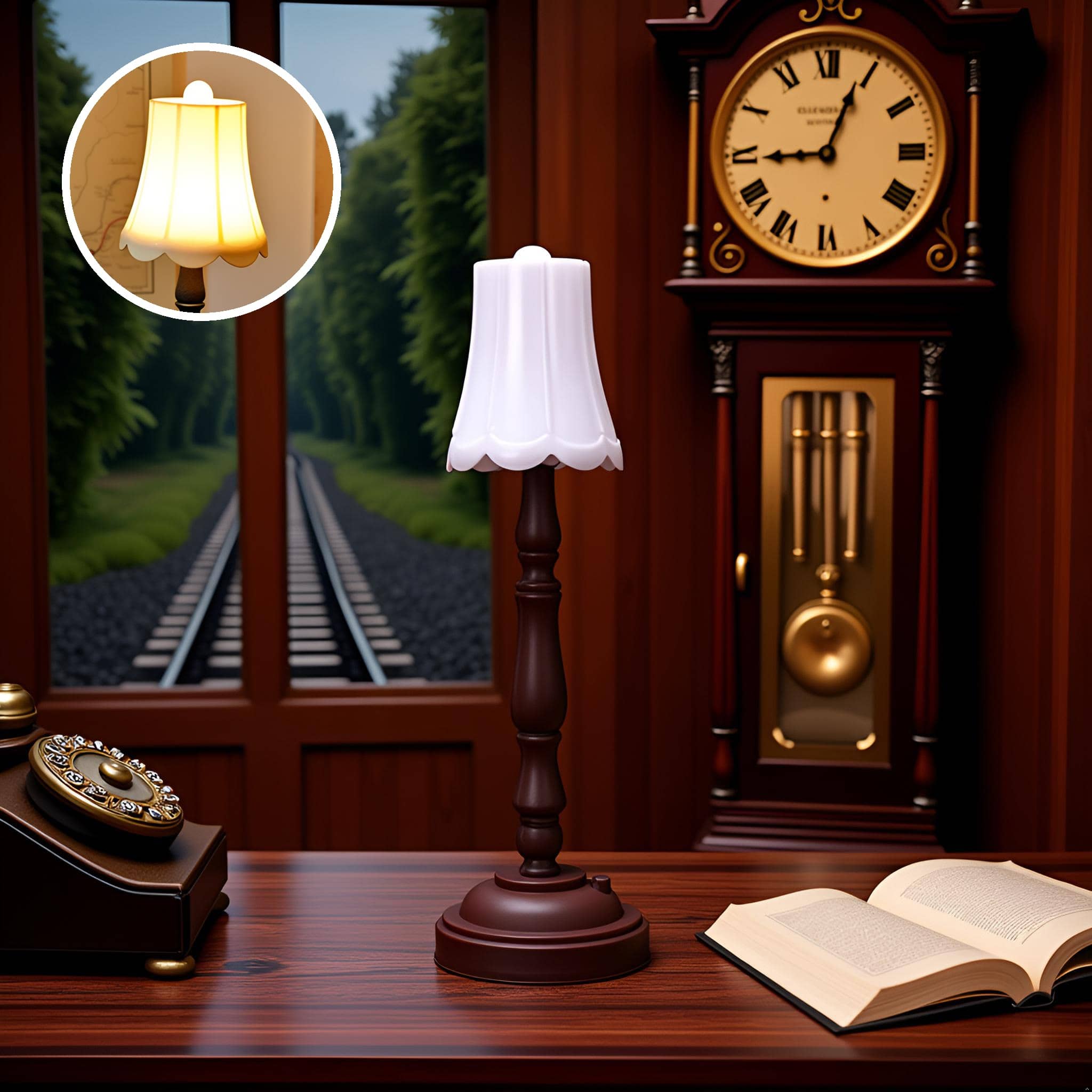 Flenzy Black Decorative Table Lamp ( Pack of 1 )