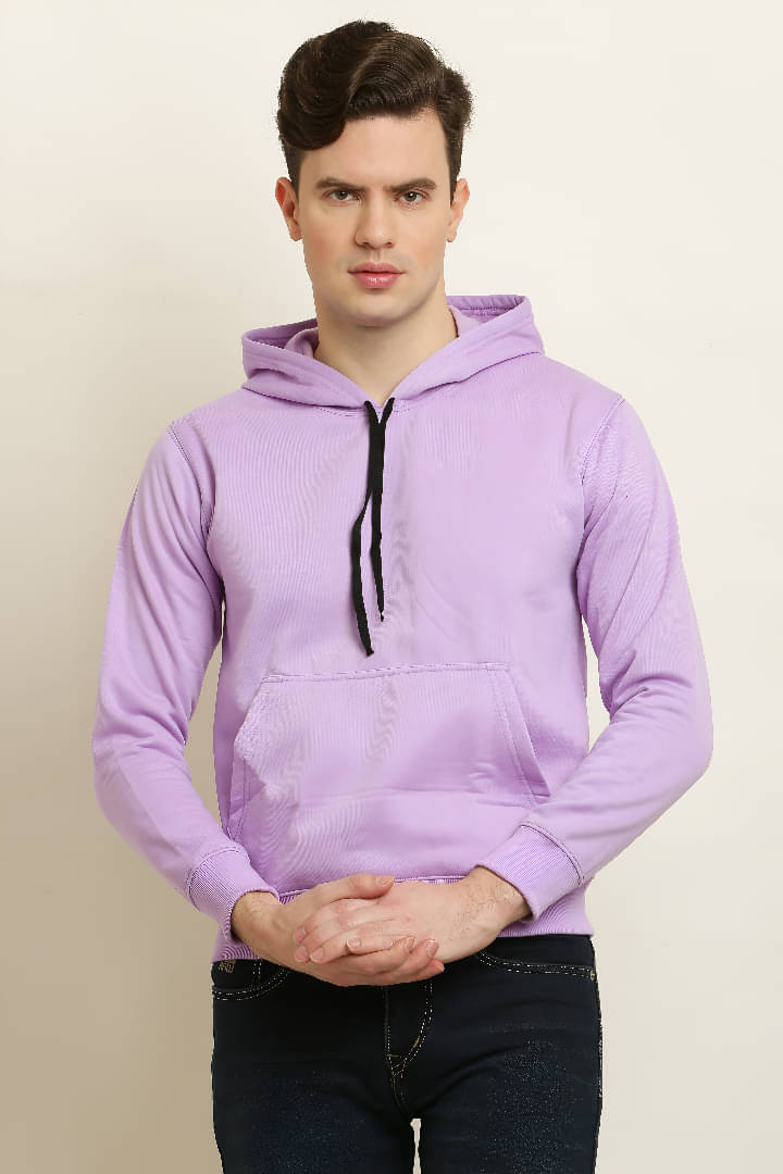 GARBFEB Fleece Hooded Men's Sweatshirt - Purple ( Pack of 1 )     			GARBFEB Fleece Hooded Men's Sweatshirt - Purple ( Pack of 1 )
