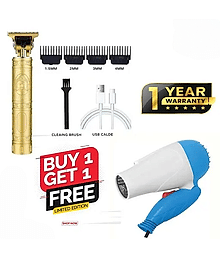 GENERIC 1290 T9 1290 Gold Cordless Beard Trimmer With 120 minutes Runtime