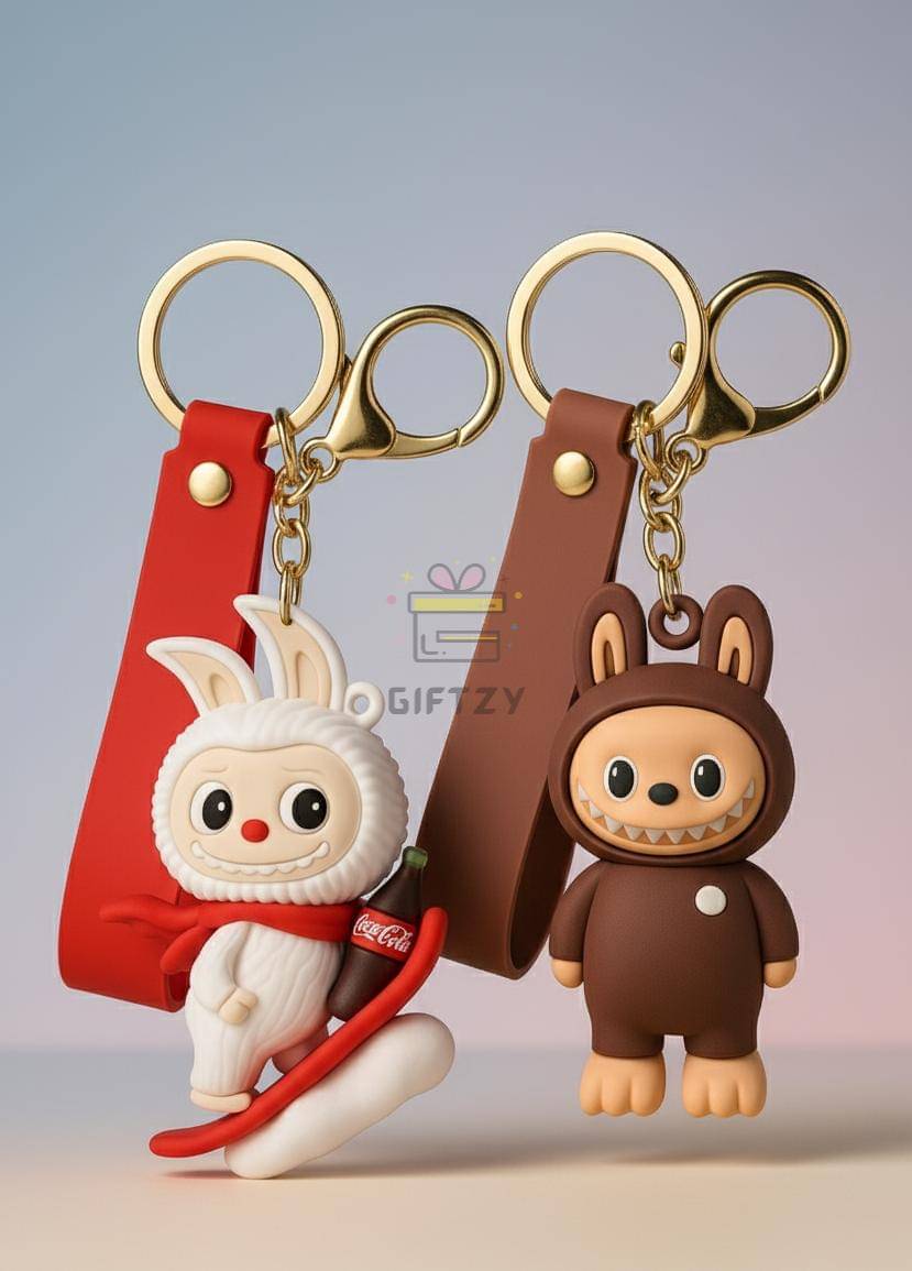 Giftzy Silicone Rubber Keychain ( Pack of 2 )     			Giftzy Silicone Rubber Keychain ( Pack of 2 )