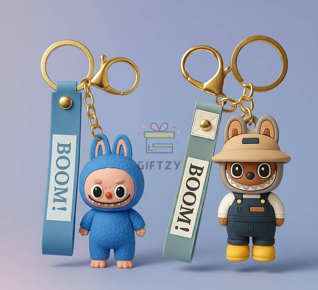 Giftzy Silicone Rubber Keychain ( Pack of 2 )     			Giftzy Silicone Rubber Keychain ( Pack of 2 )