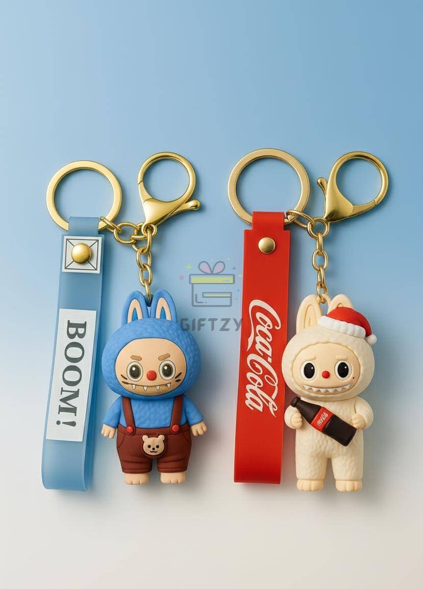 Giftzy Silicone Rubber Keychain ( Pack of 2 )     			Giftzy Silicone Rubber Keychain ( Pack of 2 )