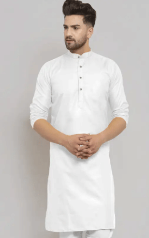 Golazo White Blended Men's Regular Kurta ( Pack of 1 ) Golazo White Blended Men's Regular Kurta ( Pack of 1 )
