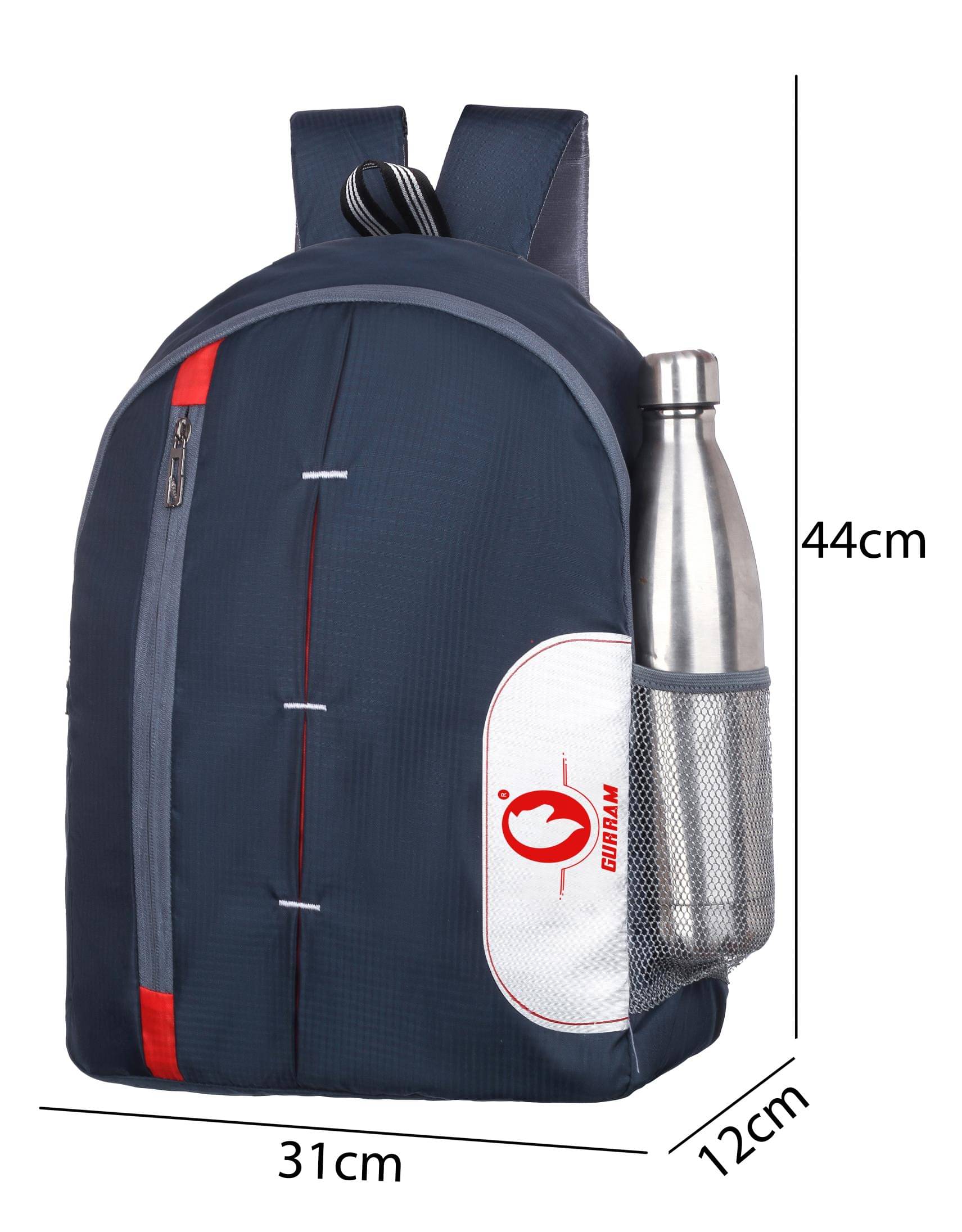 Gurram 25 Ltrs Polyester Backpack *For Men & Women ( Blue ) Gurram 25 Ltrs Polyester Backpack *For Men & Women ( Blue )