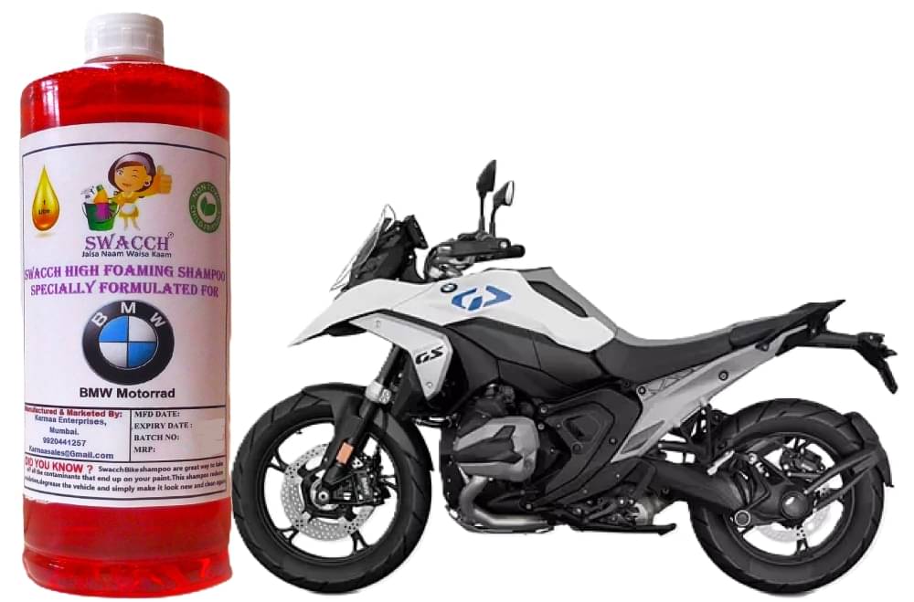 High Foaming Bike Shampoo Formulated For BMW R 1300 GS I Thick Foam with Wax Coat I Non-Toxic Formula I Ph Balanced I Super Saver Pack I Premium Wax Formulation I Glossy & Shine I 1 Litre High Foaming Bike Shampoo Formulated For BMW R 1300 GS I Thick Foam with Wax Coat I Non-Toxic Formula I Ph Balanced I Super Saver Pack I Premium Wax Formulation I Glossy & Shine I 1 Litre