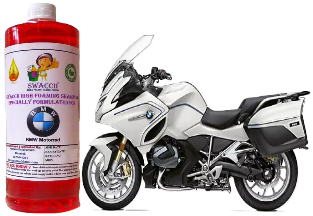 High Foaming Bike Shampoo Formulated For BMW R 1250 RT I Thick Foam with Wax Coat I Non-Toxic Formula I Ph Balanced I Super Saver Pack I Premium Wax Formulation I Glossy & Shine I 1 Litre High Foaming Bike Shampoo Formulated For BMW R 1250 RT I Thick Foam with Wax Coat I Non-Toxic Formula I Ph Balanced I Super Saver Pack I Premium Wax Formulation I Glossy & Shine I 1 Litre