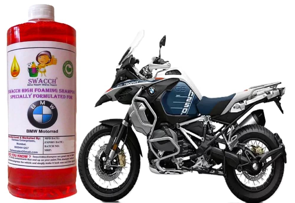 High Foaming Bike Shampoo Formulated For BMW R 1250 GS I Thick Foam with Wax Coat I Non-Toxic Formula I Ph Balanced I Super Saver Pack I Premium Wax Formulation I Glossy & Shine I 1 Litre     			High Foaming Bike Shampoo Formulated For BMW R 1250 GS I Thick Foam with Wax Coat I Non-Toxic Formula I Ph Balanced I Super Saver Pack I Premium Wax Formulation I Glossy & Shine I 1 Litre