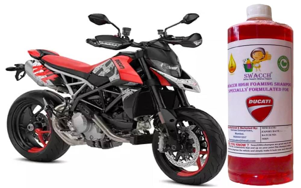 High Foaming Bike Shampoo Formulated For Ducati Hyperdmotard 950 I Thick Foam with Wax Coat I Non-Toxic Formula I Super Saver Pack I Premium Wax Formulation I Glossy & Shine I 1 Litre     			High Foaming Bike Shampoo Formulated For Ducati Hyperdmotard 950 I Thick Foam with Wax Coat I Non-Toxic Formula I Super Saver Pack I Premium Wax Formulation I Glossy & Shine I 1 Litre