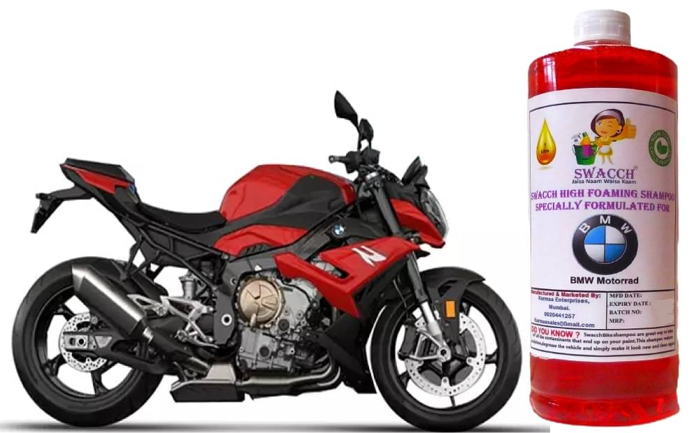     			High Foaming Bike Shampoo Formulated For BMW S 1000 R I Thick Foam with Wax Coat I Non-Toxic Formula I Ph Balanced I Super Saver Pack I Premium Wax Formulation I Glossy & Shine I 1 Litre