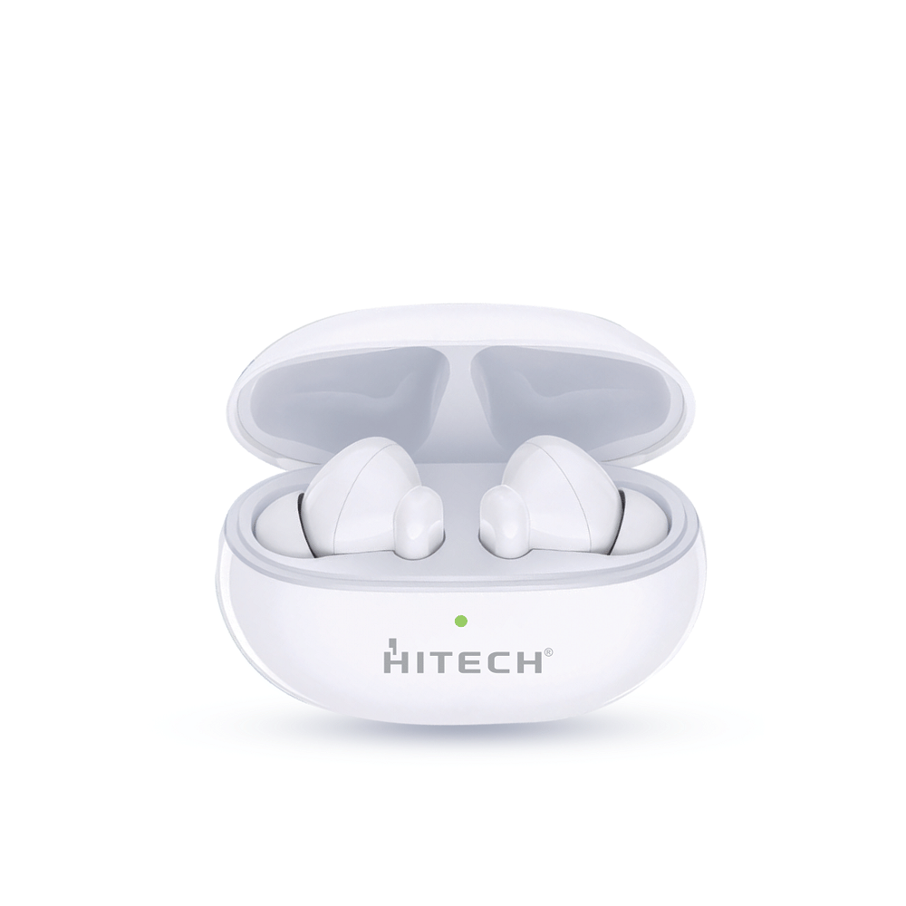     			Hitech Mobiles Hype Bluetooth Earbuds.45 Hours Music Play-White