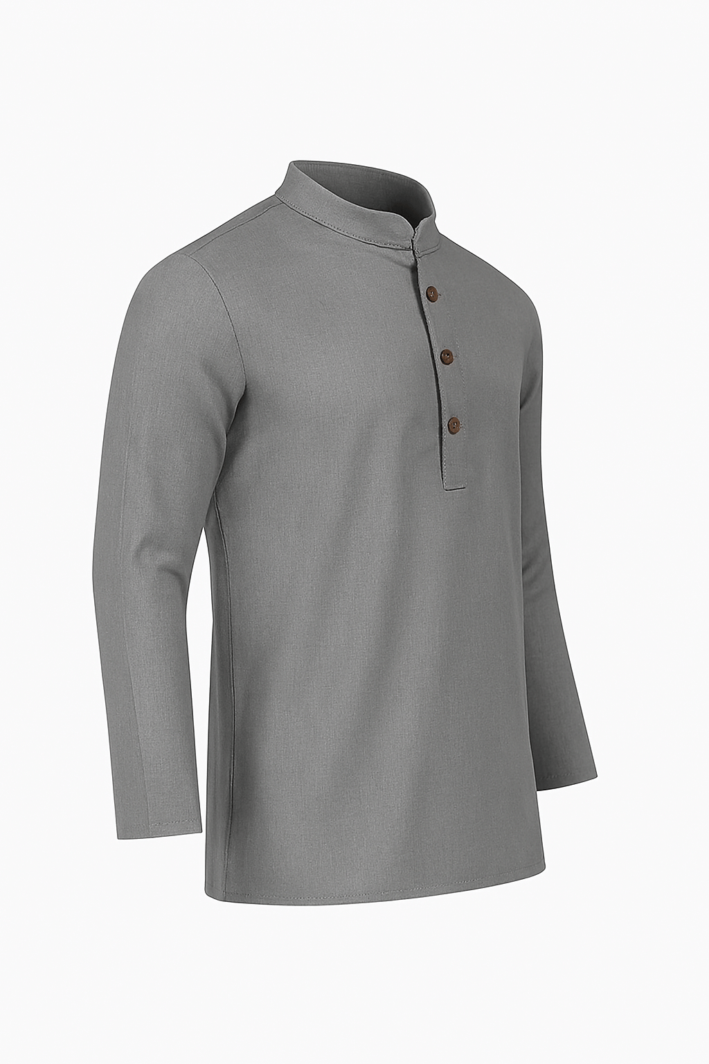 Indian Poshakh Grey Blended Men's Regular Kurta ( Pack of 1 )     			Indian Poshakh Grey Blended Men's Regular Kurta ( Pack of 1 )
