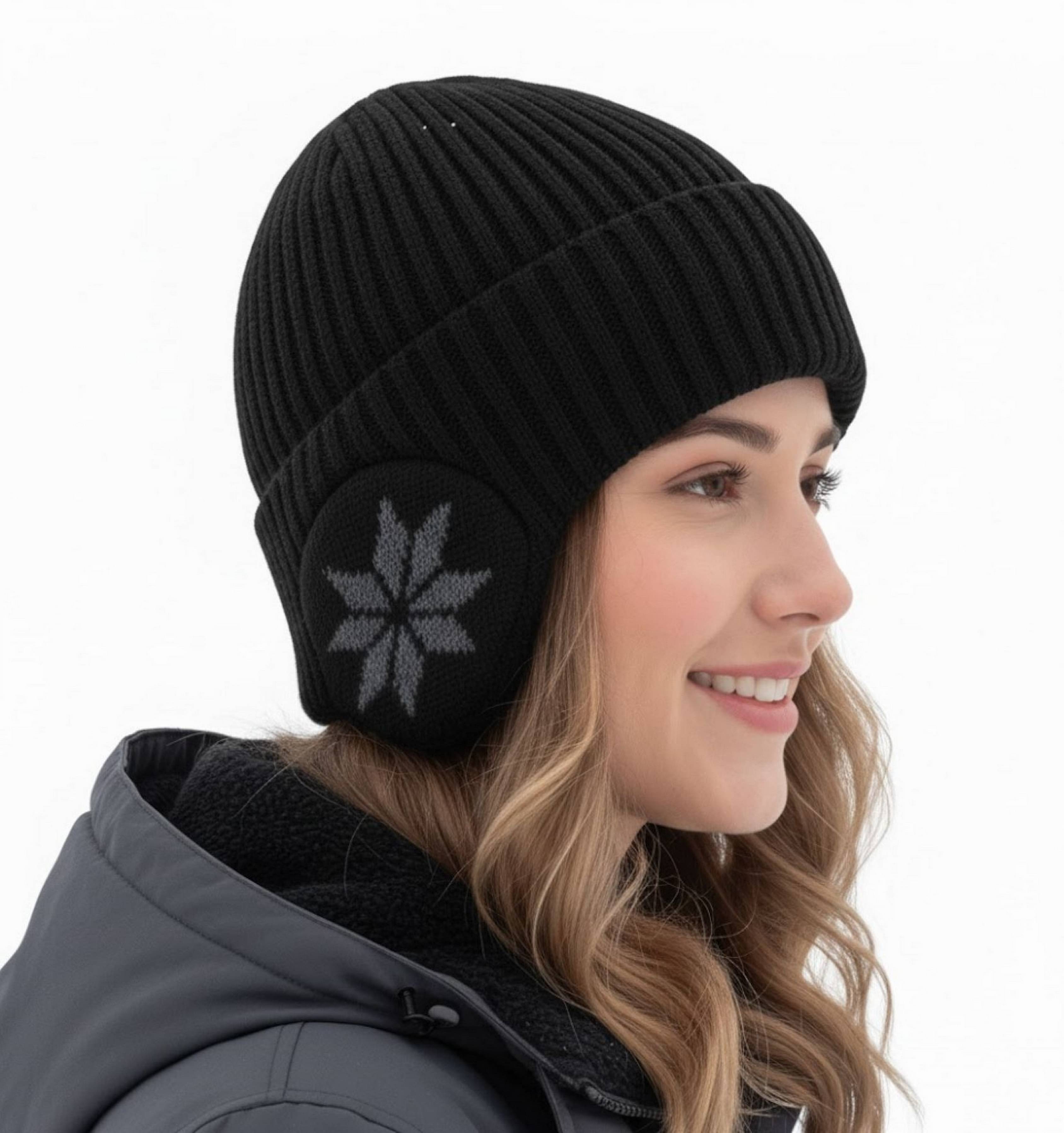 Infispace Black Woollen Women's Hat ( Pack of 1 )     			Infispace Black Woollen Women's Hat ( Pack of 1 )