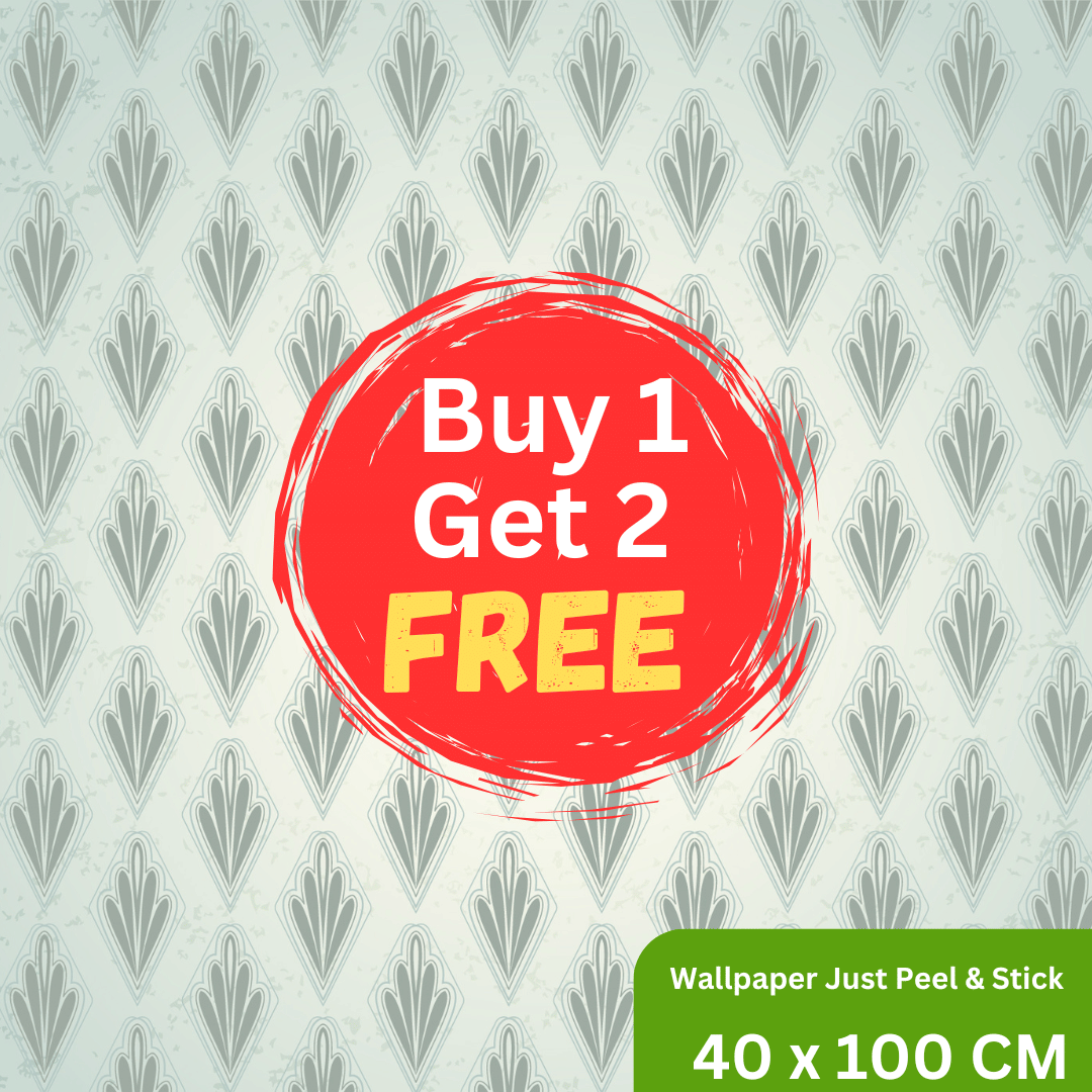     			Interawall Decor Self-Adhesive Decal Wallpaper Specific Product for Bedroom, Living Room, Kids Room, Play Room, Office | Abstract Home Wallpaper for Home Decor (Buy 1 get 2 Free, Pack of 3 Pcs,  Size-16x39 Inches Each Strip)