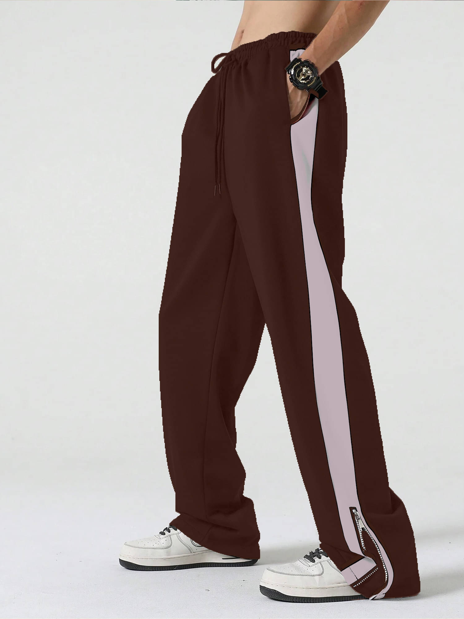 JUMP CUTS Brown Polyester Men's Trackpants ( Pack of 1 )     			JUMP CUTS Brown Polyester Men's Trackpants ( Pack of 1 )