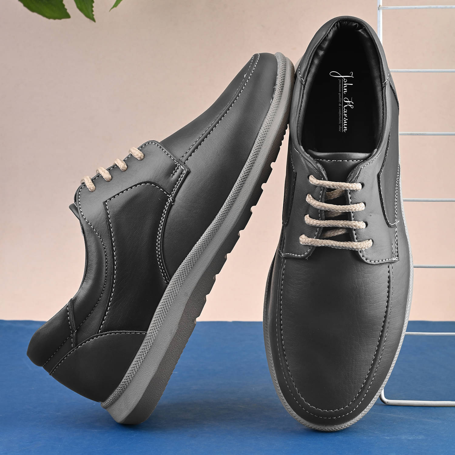     			John Karsun 4204 Grey Men's Sneakers
