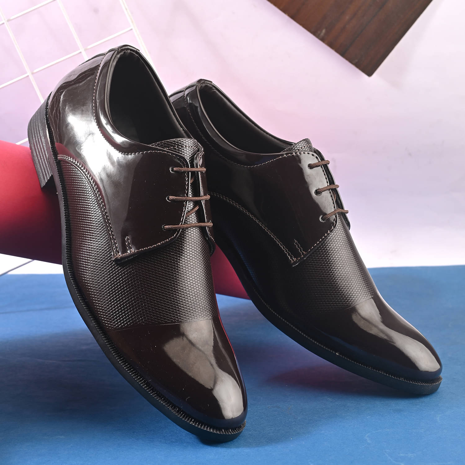 John Karsun Brown Men's Derby Formal Shoes John Karsun Brown Men's Derby Formal Shoes