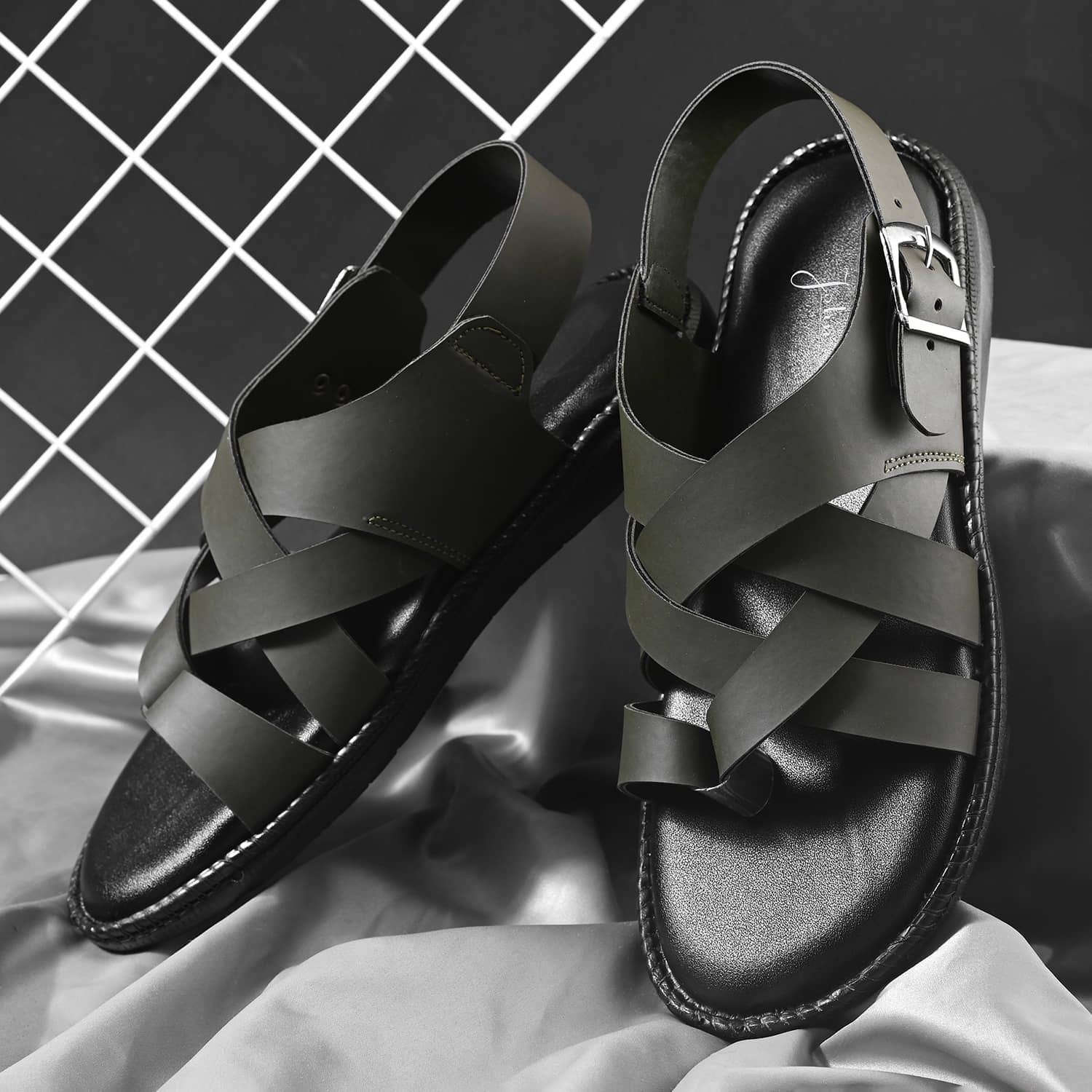 John Karsun - Olive Men's Sandals