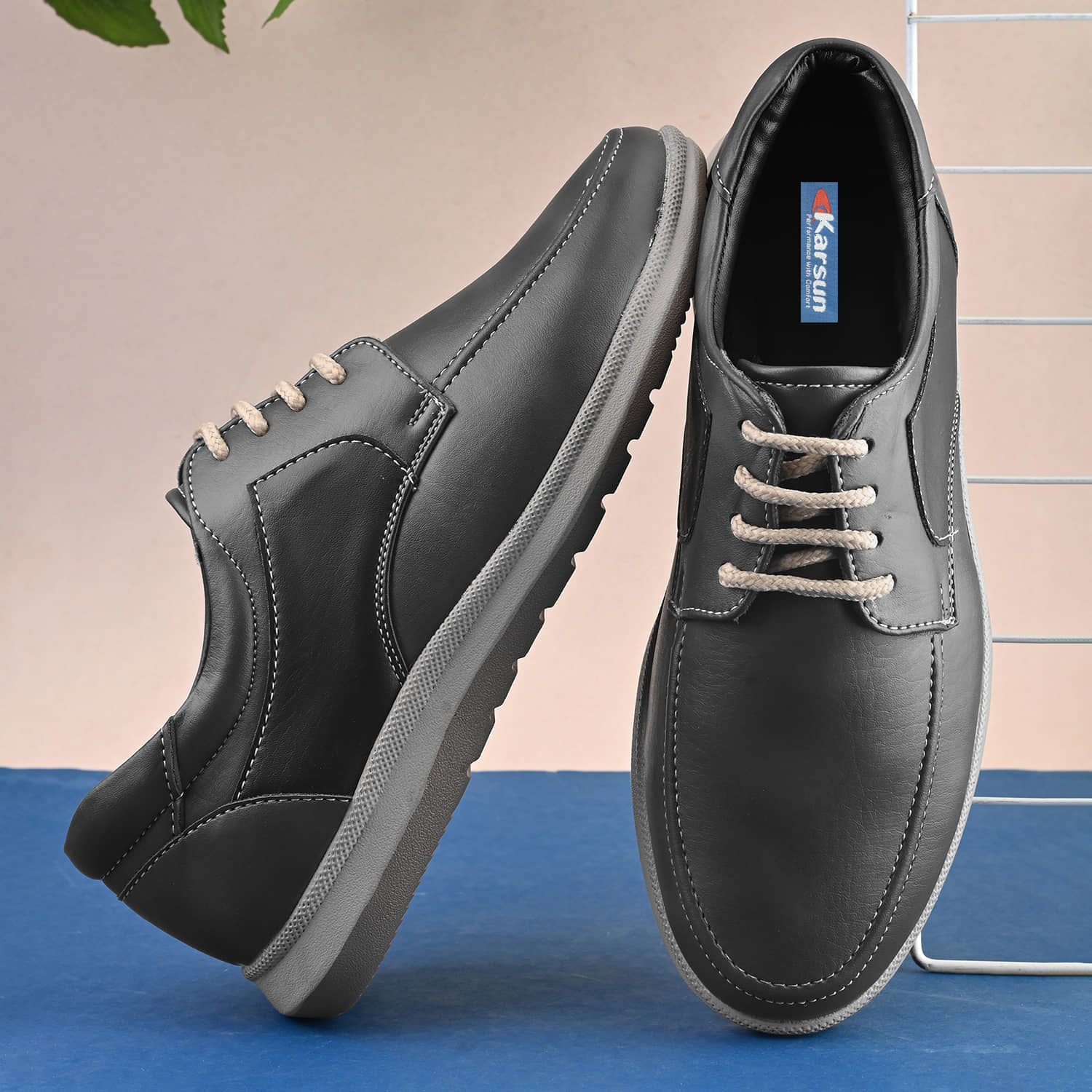 Karsun Kar-4204 Grey Men's Sneakers - Casual Shoes | Buy online on ZillyBuy