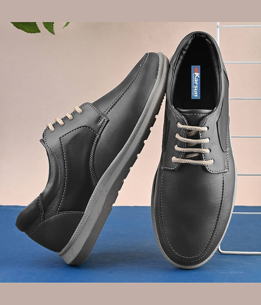 Karsun Kar-4204 Grey Men's Sneakers - Casual Shoes | Buy online on ZillyBuy