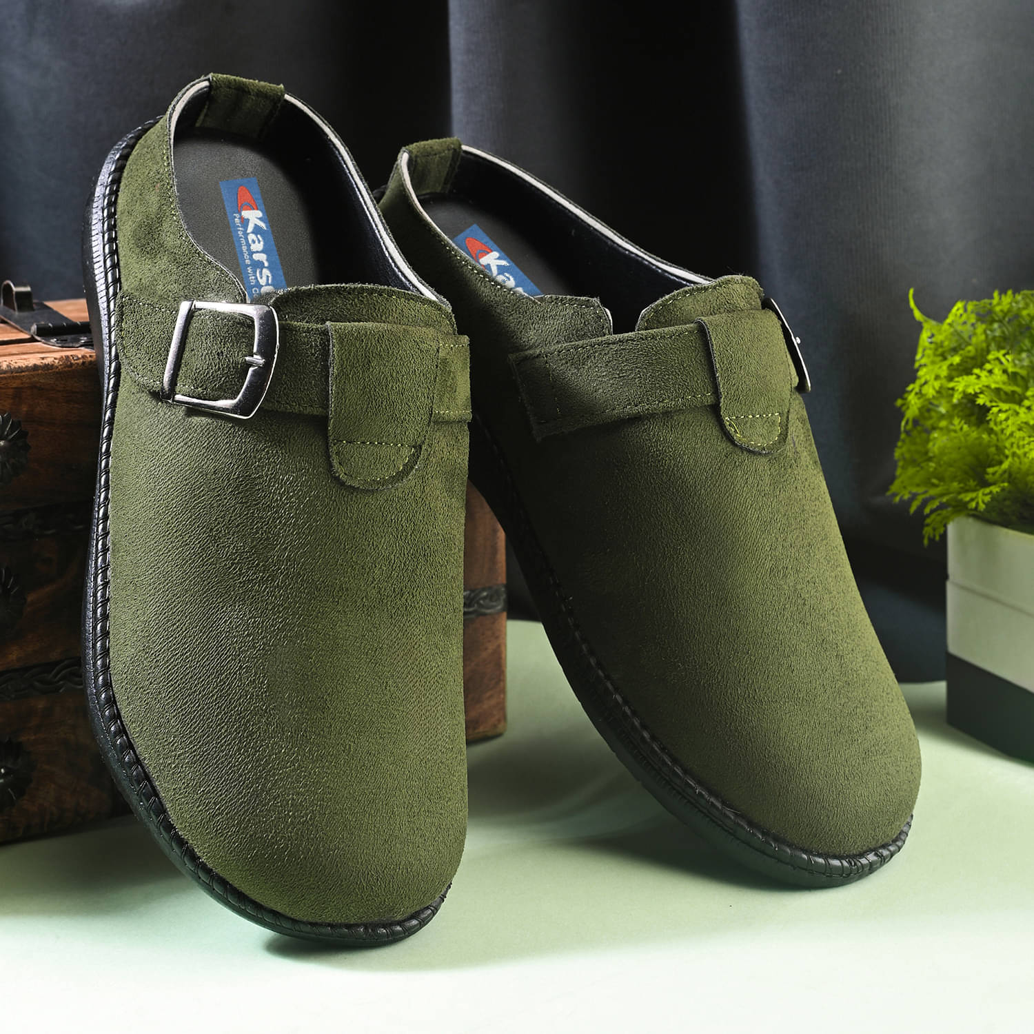 Karsun - Olive Men's Sandals Karsun - Olive Men's Sandals