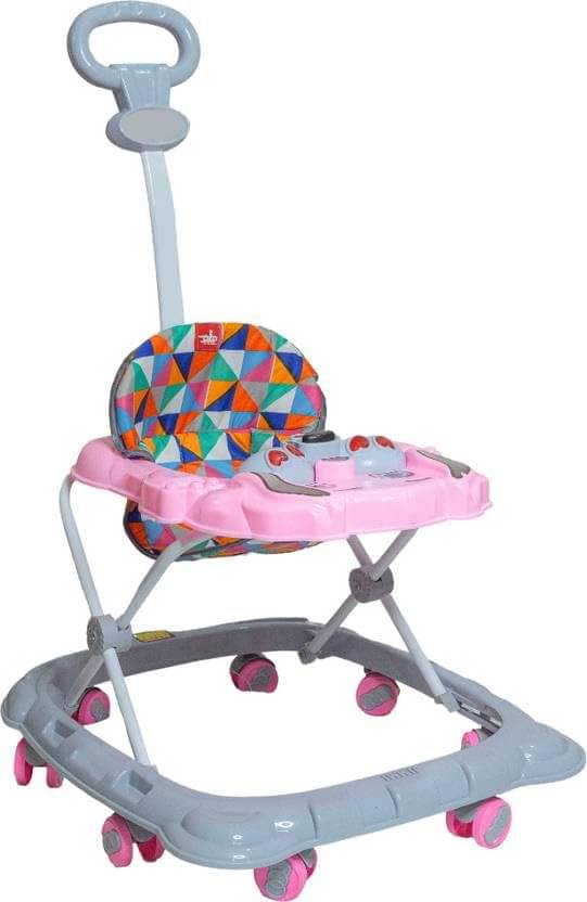 Maanit Musical Activity Baby Walker with Parent Push Rod – Adjustable Height, 8-Wheel Design, Fun Learning Toys, Safe for Infants & Toddlers Age 6-18 Months     			Maanit Musical Activity Baby Walker with Parent Push Rod – Adjustable Height, 8-Wheel Design, Fun Learning Toys, Safe for Infants & Toddlers Age 6-18 Months