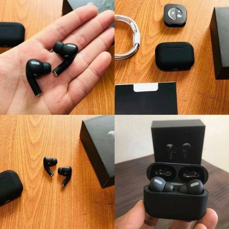 PODS PRO Bluetooth True Wireless (TWS) On Ear 4 Hours Playback Active Noise cancellation IPX4(Splash & Sweat Proof) Black     			PODS PRO Bluetooth True Wireless (TWS) On Ear 4 Hours Playback Active Noise cancellation IPX4(Splash & Sweat Proof) Black