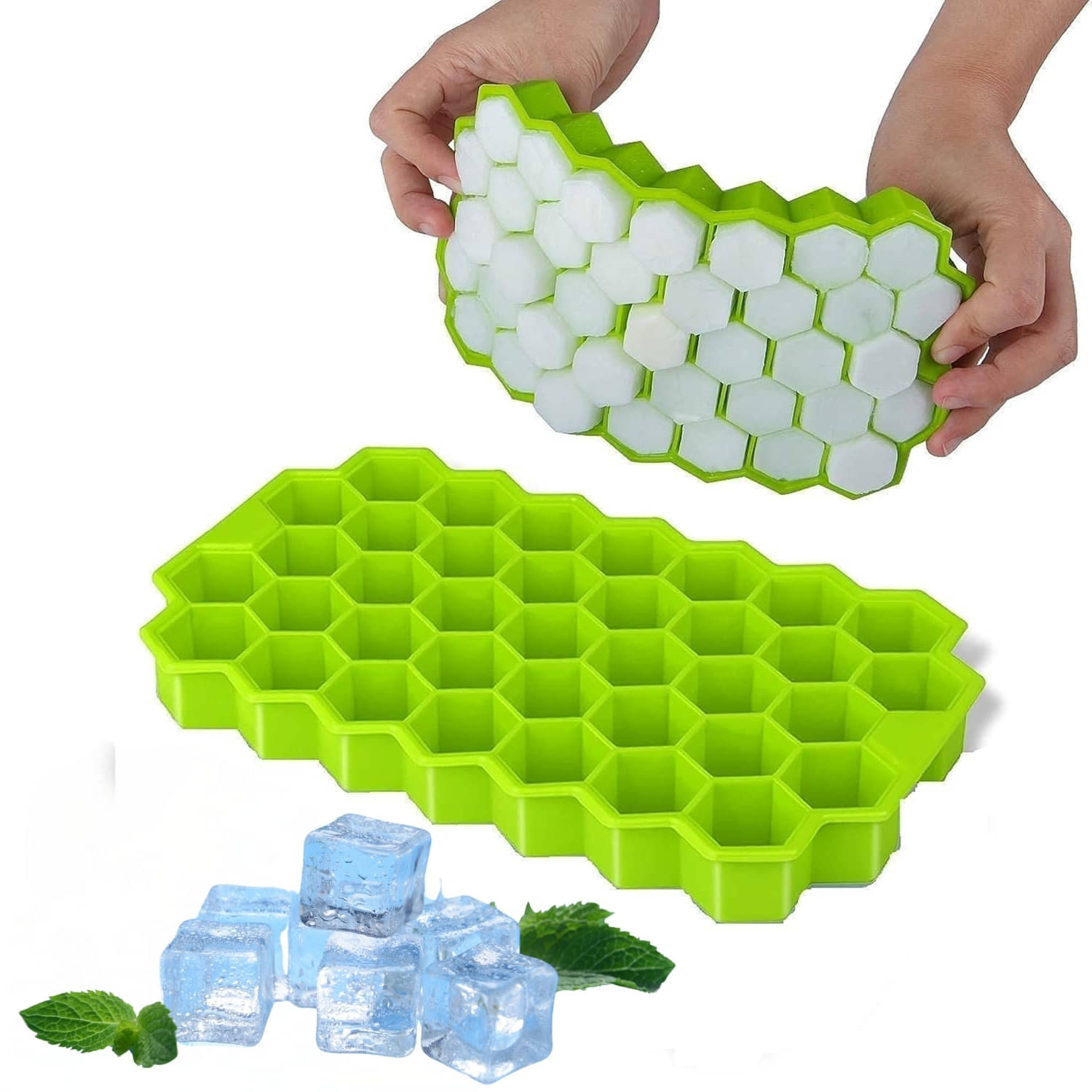 Premium Silicone Ice Cube Tray | Flexible Hexagon Shape Ice Maker Mold | Easy Release, BPA-Free, Reusable Ice Cube Maker for Home, Bar, Party & Kitchen     			Premium Silicone Ice Cube Tray | Flexible Hexagon Shape Ice Maker Mold | Easy Release, BPA-Free, Reusable Ice Cube Maker for Home, Bar, Party & Kitchen