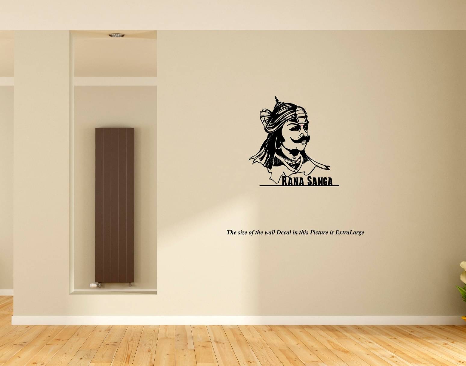     			PEACOCKRIDE Rana I Sanga I Rana Singa I The Greatest Rajput King Wall Stickers