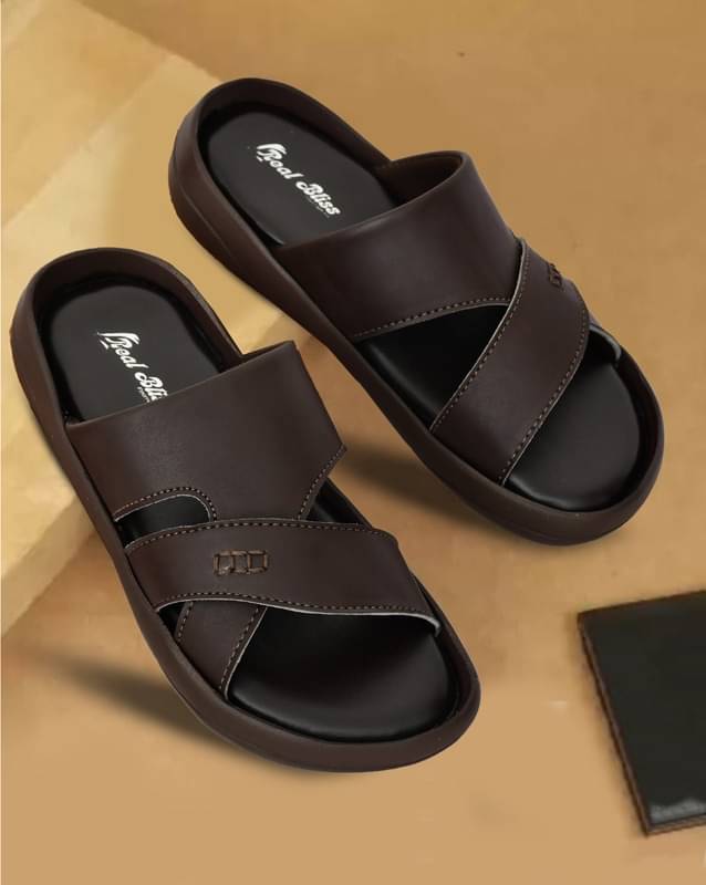     			Real Bliss - Brown Men's Sandals