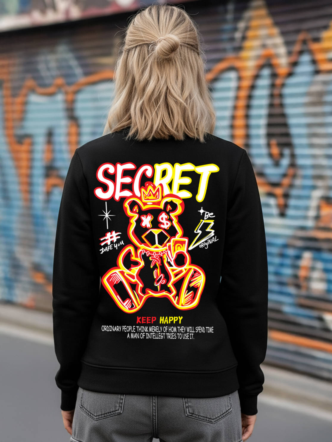 SCOTT FINCHER Women Fleece Round Neck Sweatshirt For Light Winters ( Black ) SCOTT FINCHER Women Fleece Round Neck Sweatshirt For Light Winters ( Black )