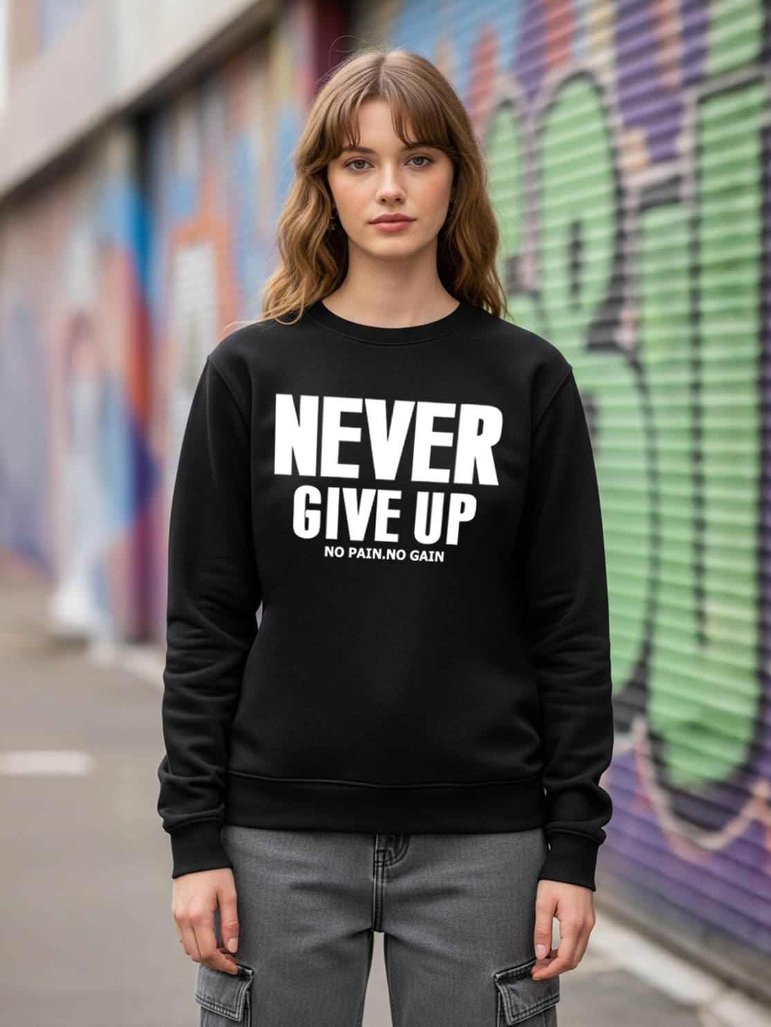 SCOTT FINCHER Women Fleece Round Neck Sweatshirt For Light Winters ( Black ) SCOTT FINCHER Women Fleece Round Neck Sweatshirt For Light Winters ( Black )