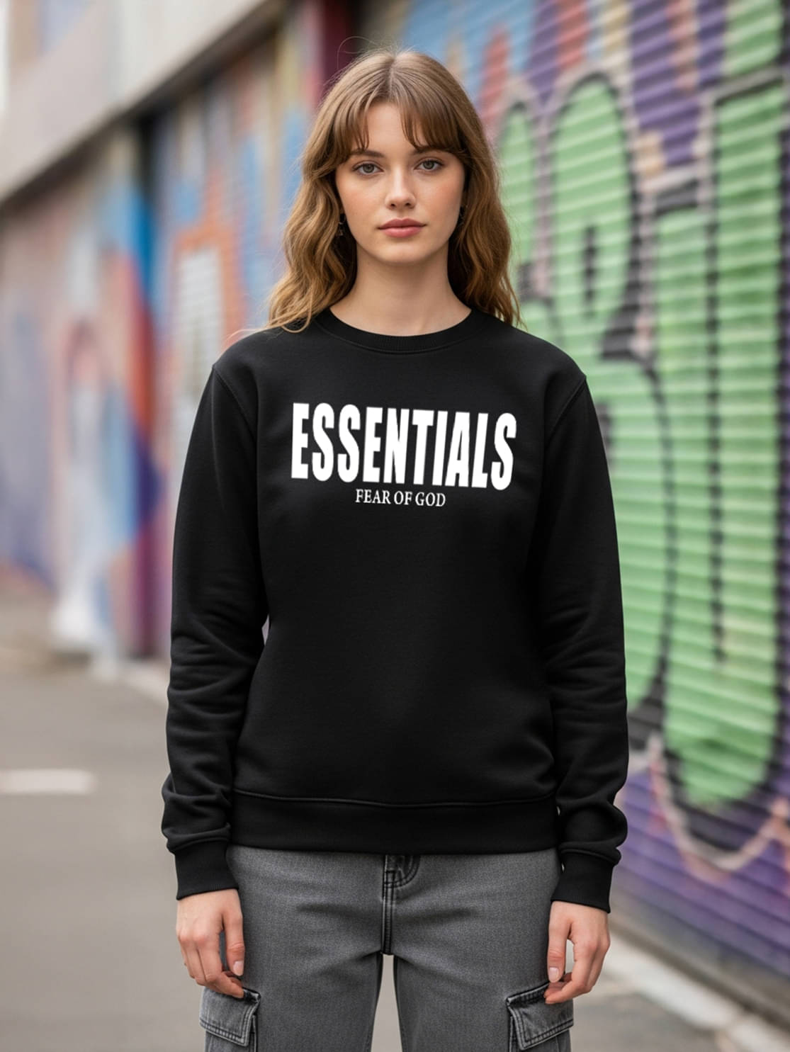 SCOTT FINCHER Women Fleece Round Neck Sweatshirt For Light Winters ( Black )     			SCOTT FINCHER Women Fleece Round Neck Sweatshirt For Light Winters ( Black )
