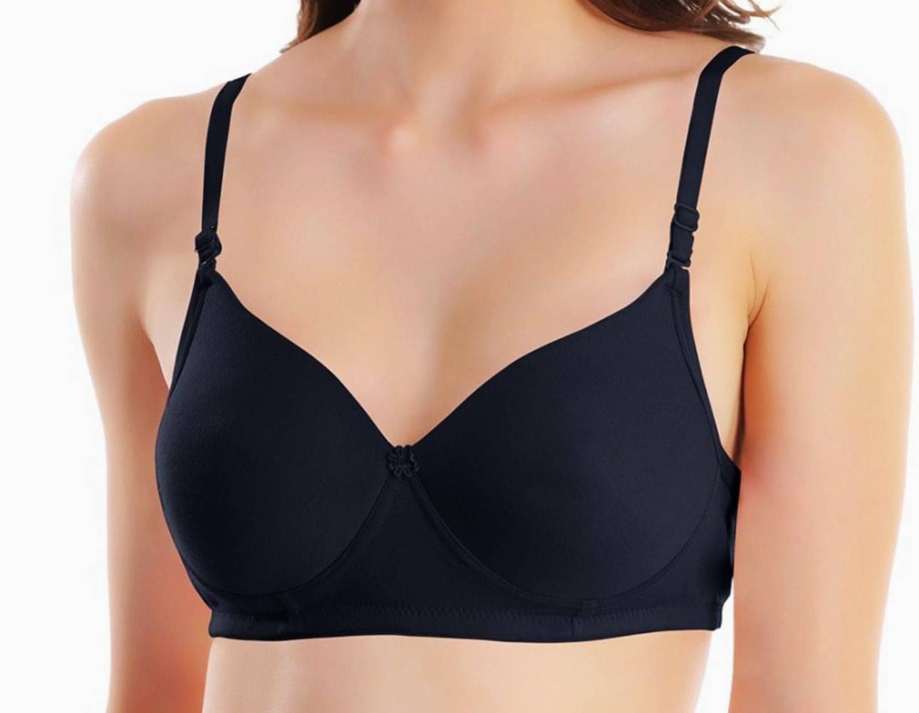 Shopping Star Pack of 1 Lycra Non Padded Everyday Bra For Women ( Black ) Shopping Star Pack of 1 Lycra Non Padded Everyday Bra For Women ( Black )