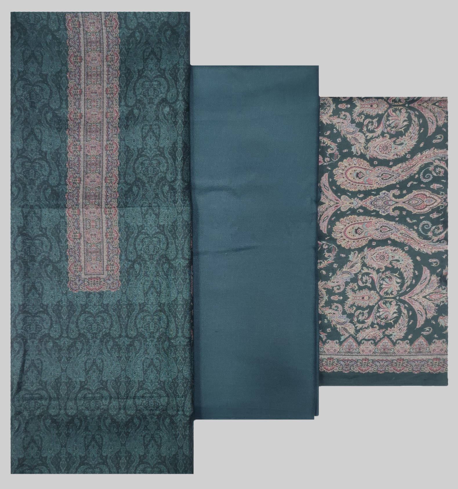     			Soul Essence Women Woollen Unstitched Dress Material ( Blue )