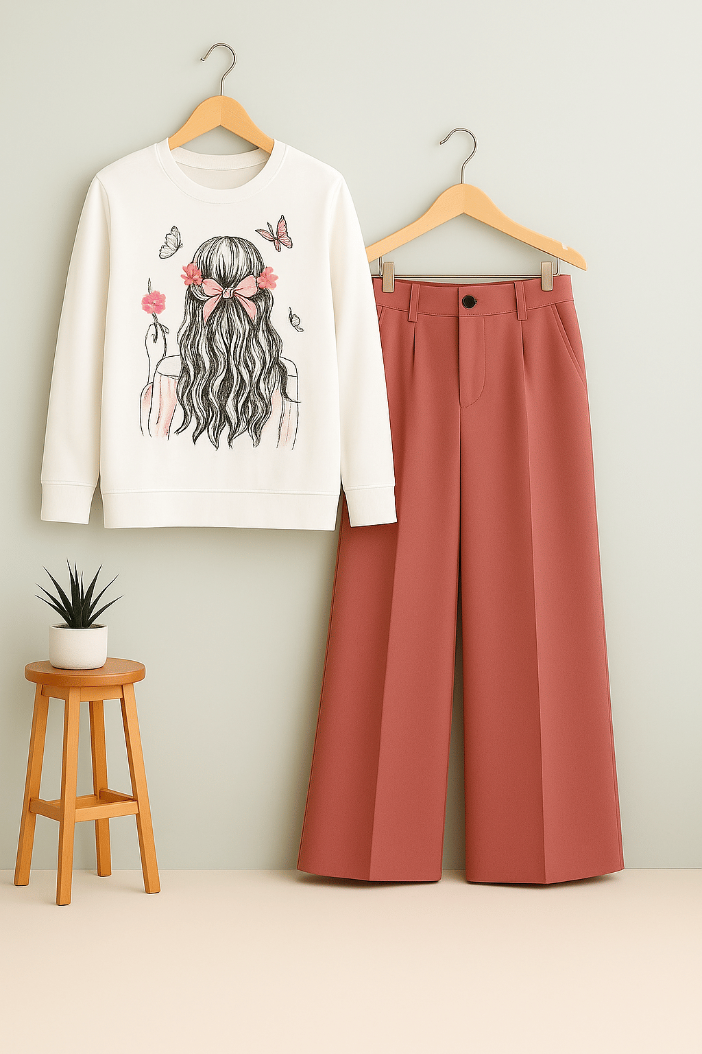 TarrenT HunT Pack of 1 Girls Cotton Blend T-shirt & Pants ( Pink ) TarrenT HunT Pack of 1 Girls Cotton Blend T-shirt & Pants ( Pink )